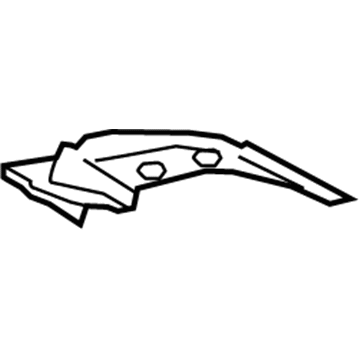 G92N4-33040 Toyota Access Panel, Passenger Side Illustration 1 of 1