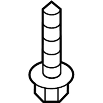 Toyota 90159-60477 Bumper Cover Screw