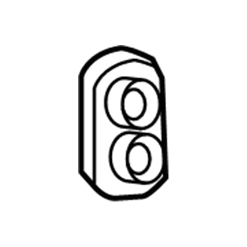 90480-01696 Toyota Grommet (For Heater Pipe), Front Driver Side Illustration 1 of 1