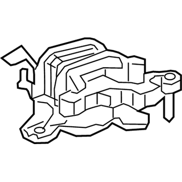 12305-0P030 Toyota Side Mount, Passenger Side Illustration 1 of 1