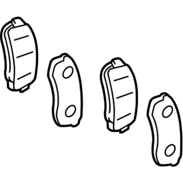 Toyota Brake Pads - 04466-60140