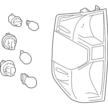 Toyota 81560-0C101 Combination Lamp Assembly