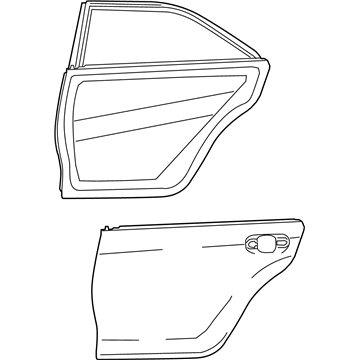 Toyota 67004-06241 Door Shell