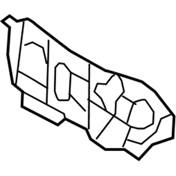 55223-02210 Toyota Front Insulator, Outer Illustration 1 of 1