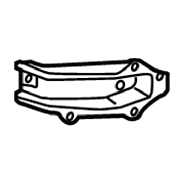 55137-02061 Toyota Side Brace, Passenger Side Illustration 1 of 1