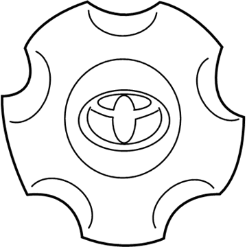 Toyota Land Cruiser Wheel Cover - 4260B-60370