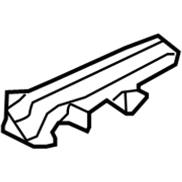 87201-0C041 Toyota Side Duct, Center Driver Side Illustration 1 of 1