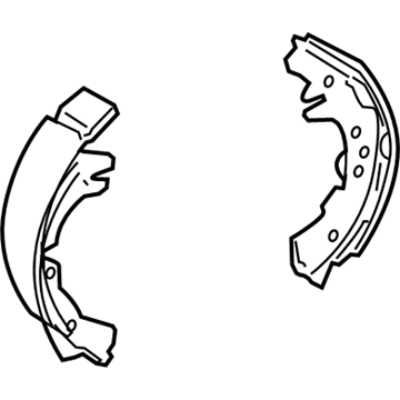 Toyota Parking Brake Shoes - 04495-52140