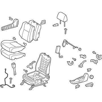 Toyota 71200-0CB31-B1 Seat Assembly