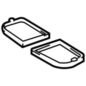 Toyota 81265-52020 MAP Lamp Lens