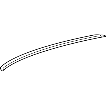 75551-0C070 Toyota Drip Molding, Passenger Side Illustration 1 of 1