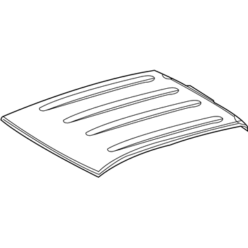 63111-0C090 Toyota Roof Panel Illustration 1 of 1