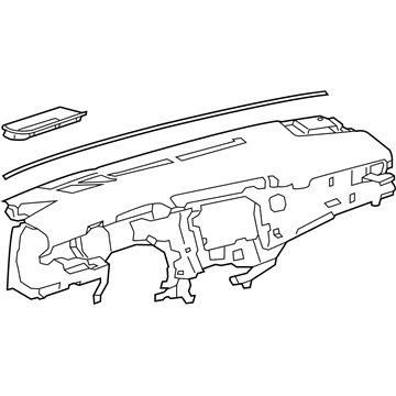 Toyota 55401-06580-C0 Instrument Panel