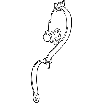 Toyota 73360-0C092-E2 Belt & Retractor