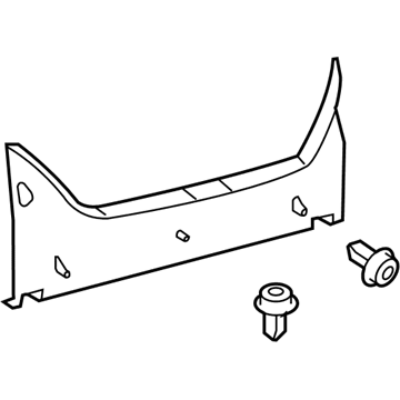 58387-AC040 Toyota Rear Trim Panel Illustration 1 of 1