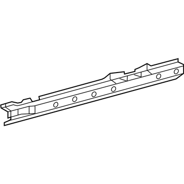 61401-48040 Toyota Outer Rocker, Passenger Side Illustration 1 of 1