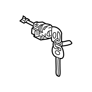 Toyota 69052-35180 Lock Cylinder