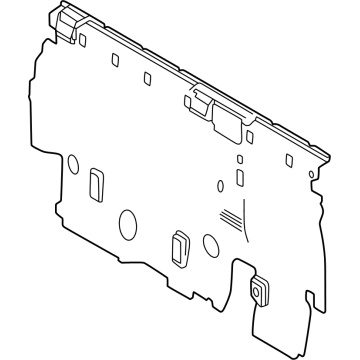 64141-AK030 Toyota Silencer, Back Panel Illustration 1 of 1