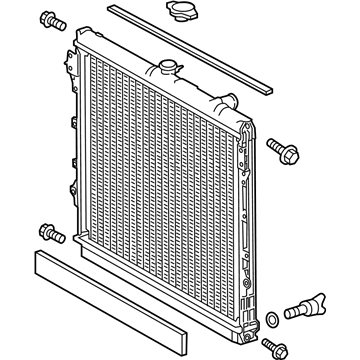 Toyota 16400-0P170 Radiator Assembly