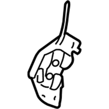 72640-02120 Toyota Lock Assembly, Driver Side Illustration 1 of 1