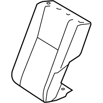 71078-02N10-C5 Toyota Seat Back Cover, Driver Side Illustration 1 of 1