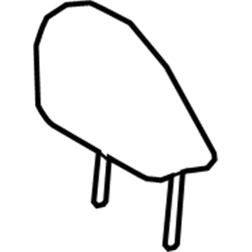 71940-02K30-C2 Toyota Headrest, Outer, Rear Illustration 1 of 1