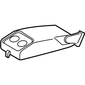 72830-02G00-C1 Toyota Armrest, Black, Center Illustration 1 of 1
