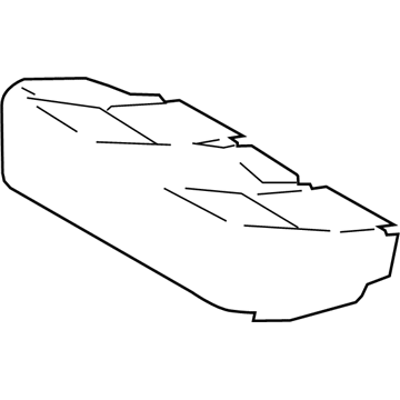 71075-02S20-C4 Toyota Cushion Cover, Rear Illustration 1 of 1