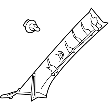 Scion 62210-21051-B1 Windshield Pillar Trim