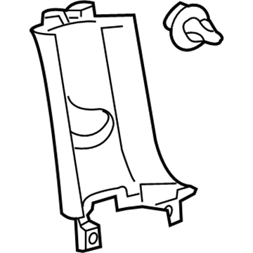 Scion 62410-21041-B0 Upper Center Pillar Trim