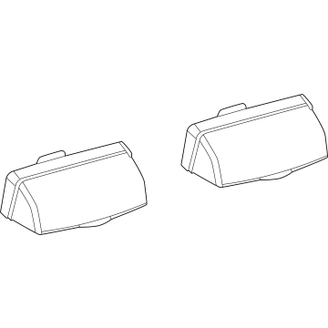 Toyota 81270-76010 License Lamp