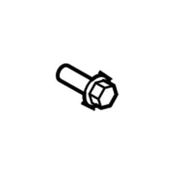 90084-14005 Toyota Frame Screw, Rear Outer Illustration 1 of 1