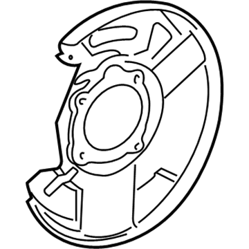 Toyota 47704-0C020 Splash Shield