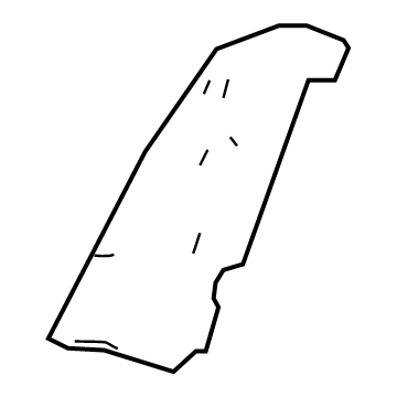 Toyota 71088-AQ010-B0 Bolster Cover