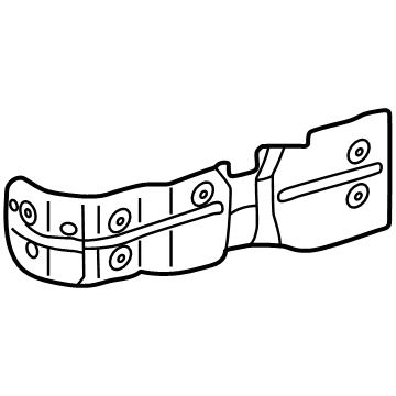 Toyota 77698-0C030 Heat Shield