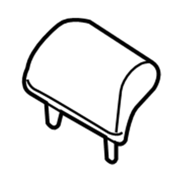 71940-48210-A0 Toyota Headrest, Rear Illustration 1 of 1