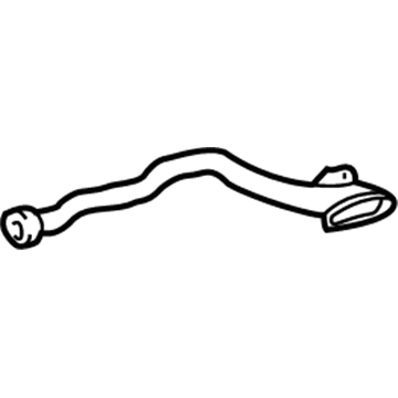 55972-AA020 Toyota Defroster Duct, Passenger Side Illustration 1 of 1