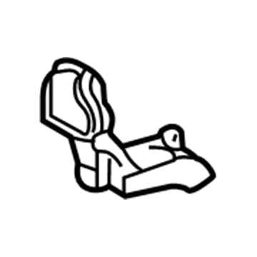55823-AA010 Toyota Air Duct, Center Passenger Side Illustration 1 of 1