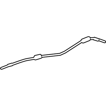 69770-06080 Toyota Lock Cable, Rear Illustration 1 of 1