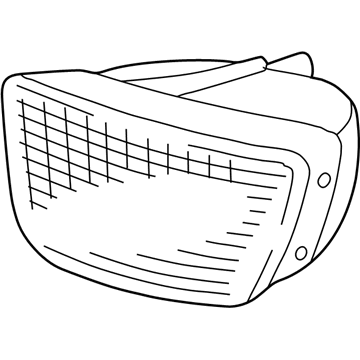 81511-04010 Toyota Lens & Housing, Passenger Side Illustration 1 of 1