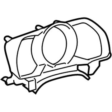 Toyota 55404-35320 Cluster Trim