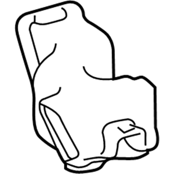 Toyota 58864-06040 Center Duct Extension