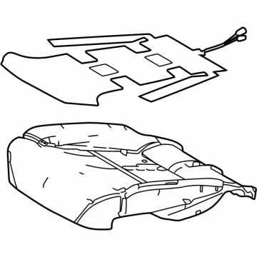 Toyota 79016-35020 Seat Cushion Pad