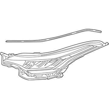 Toyota 81130-F4200 Headlamp Assembly