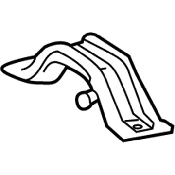 57509-12020 Toyota Reinforcement, Center Illustration 1 of 1