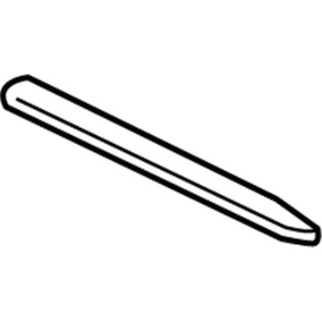 53124-0E030 Toyota Upper Molding, Driver Side Illustration 1 of 1