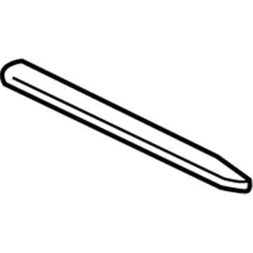 53126-0E030 Toyota Center Molding, Driver Side Illustration 1 of 1
