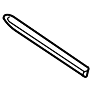 53121-0E040 Toyota Upper Molding, Passenger Side Illustration 1 of 1