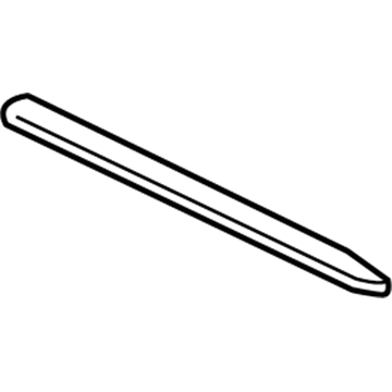 53123-0E030 Toyota Lower Molding, Passenger Side Illustration 1 of 1