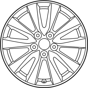 Toyota 42611-0A220 Wheel, Alloy